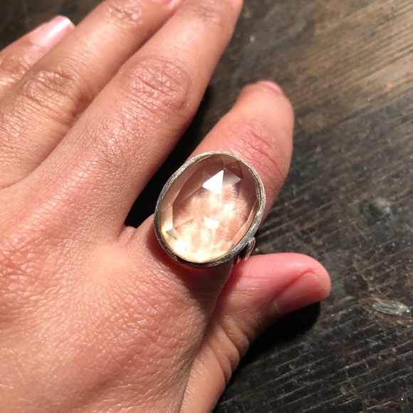 925 stone sterling silver ring - Picture 4 of 8